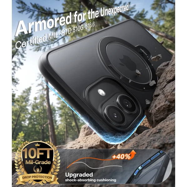 Torras Ostand Q3 Spin MagSafe kryt iPhone 17 black - Pouzdra - Obrázek 76dc696609694a8dac7242b8f916c710