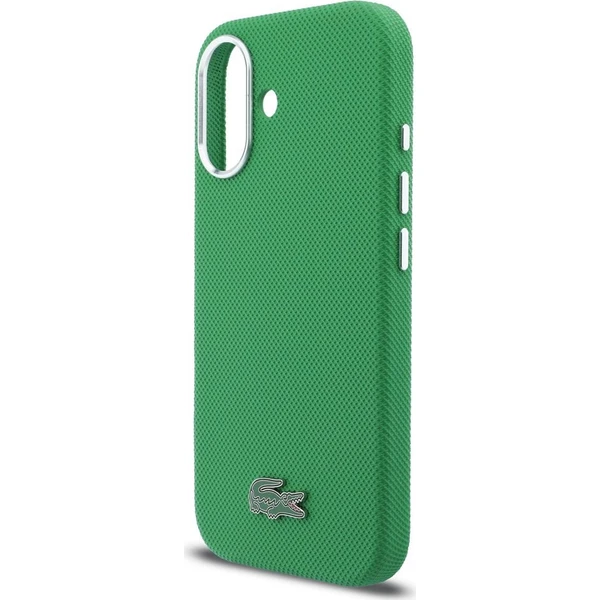 Lacoste PVC Iconic Petit Pique Metal Logo MagSafe kryt iPhone 16 zelený - Pouzdra - Obrázek 7701ba8159d84c49b163ef6133cabfea