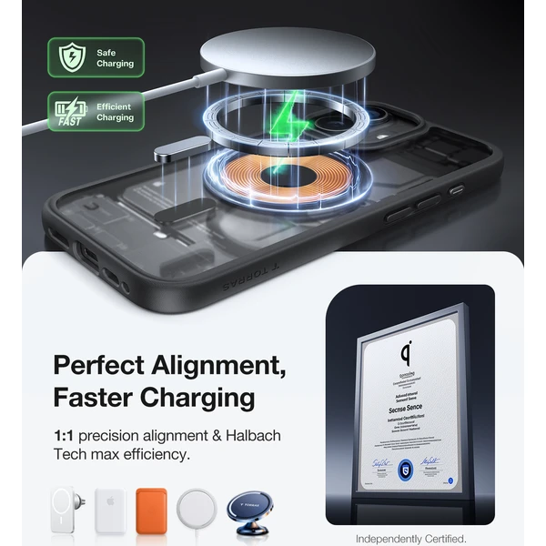 Torras Guardian MagSafe kryt iPhone 17 black - Pouzdra - Obrázek 770f8d78952f4c47929622e3a2ea6ea6