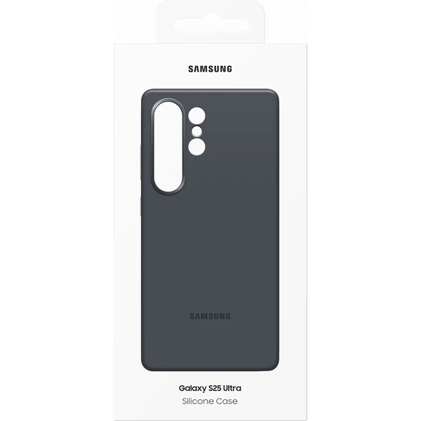 Samsung Silicone Case silikonový kryt Galaxy S25 Ultra černý - Pouzdra - Obrázek 77392030cbae4a9cae968e3c15e774c4
