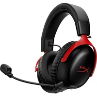HyperX Cloud III S bezdrátová herní sluchátka černočervená - Sluchátka