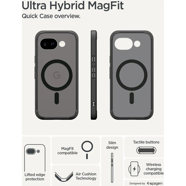 Spigen Ultra Hybrid MagSafe kryt Google Pixel 10a frost black - Pouzdra - Obrázek 7760e8f1402d468d87cc6da23cd163c7