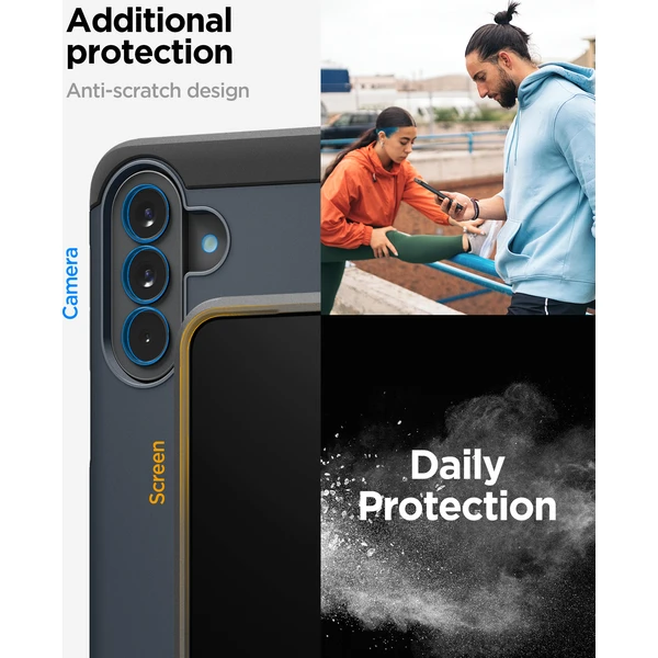 Spigen Tough Armor kryt Samsung Galaxy A57 5G metal slate - Pouzdra - Obrázek 77622aab046c46b192fbaeac629ec877