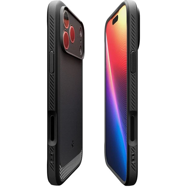 Spigen Rugged Armor MagSafe kryt iPhone 17 Pro Max matte black - Pouzdra - Obrázek 77645037e739409dbbcb2be5abada969