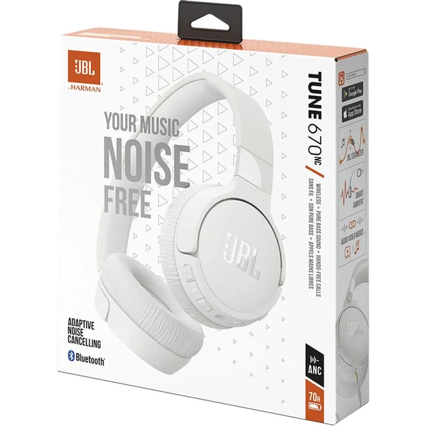 JBL Tune 670NC sluchátka bílá - Sluchátka - Obrázek 776F000L01