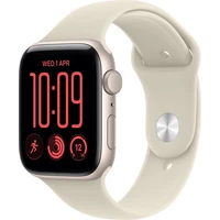 Apple Watch SE 3 (2026) 40mm Hvězdně bílý hliník s pískovým sportovním řemínkem S/M - Chytré hodinky