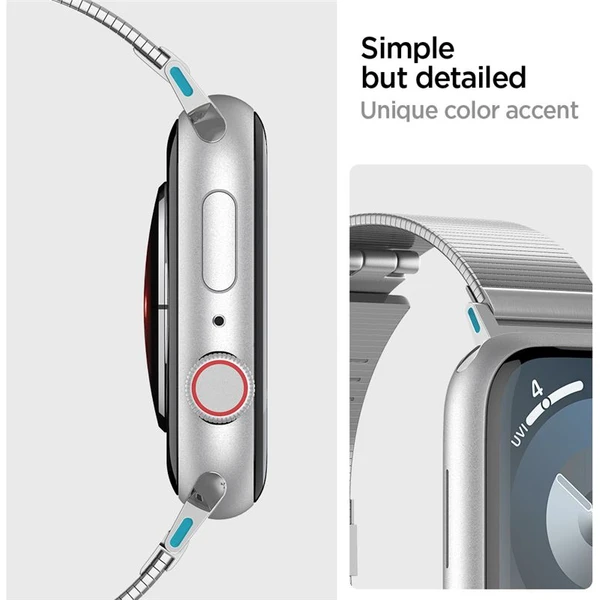 Spigen Sleek Link řemínek Apple Watch 49/46/45/44/42mm stříbrný - Řemínky - Obrázek 778d787a40304b4c85ff57d1d9c6b662