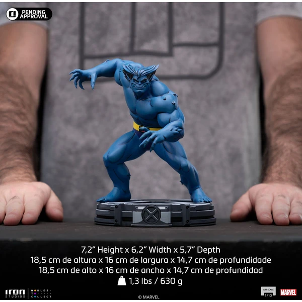 Soška Iron Studios Art Scale 1/10 Marvel: X-Men '97 - Beast - Sochy a sošky - Obrázek 77YA000L01