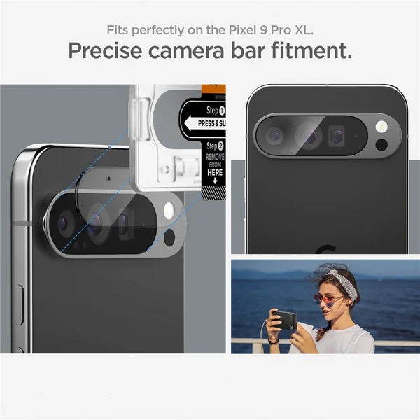 Spigen Glass tR EZ Fit Optik 2 Pack tvrzené sklo na fotoaparát Google Pixel 9 Pro XL čiré - Ochranné folie a skla - Obrázek 77d1968320d24b07875b88278450c9b7