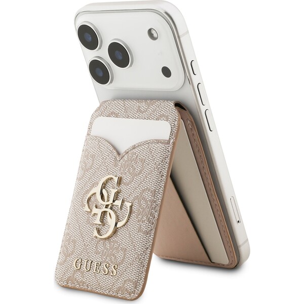 Guess PU 4G Mirror MagSafe Cardslot peněženka se stojánkem růžová - Peněženky - Obrázek 77d27b79cead418fa1f3b42d39aadc6b