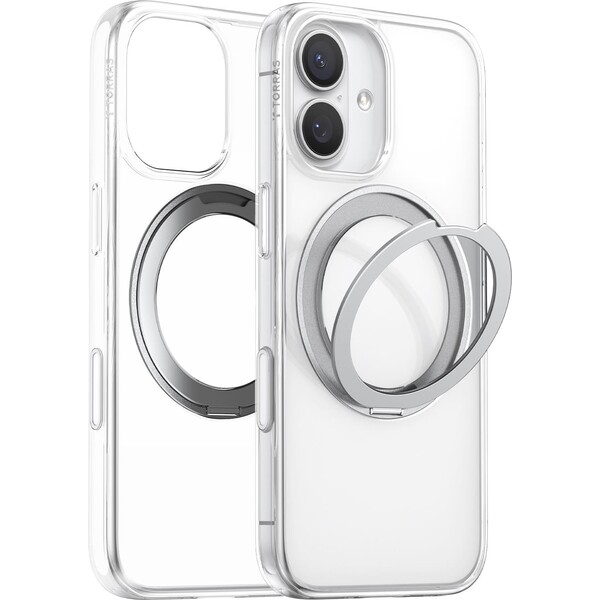 Torras Ostand Pro MagSafe kryt iPhone 17 clear