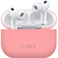 FIXED Silky silikonové pouzdro pro Apple AirPods Pro 3 růžové - Pouzdra