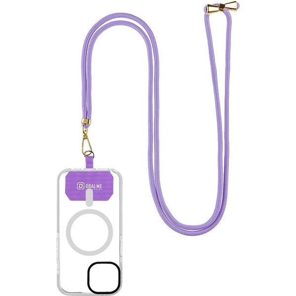 OBAL:ME NeckTag Allure popruh na telefon fialový - Popruhy a crossbody - Obrázek 77ee3d214dcd4912854372e6c4ae1828