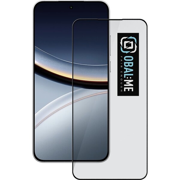 OBAL:ME 5D Tvrzené Sklo pro Poco F7 černé