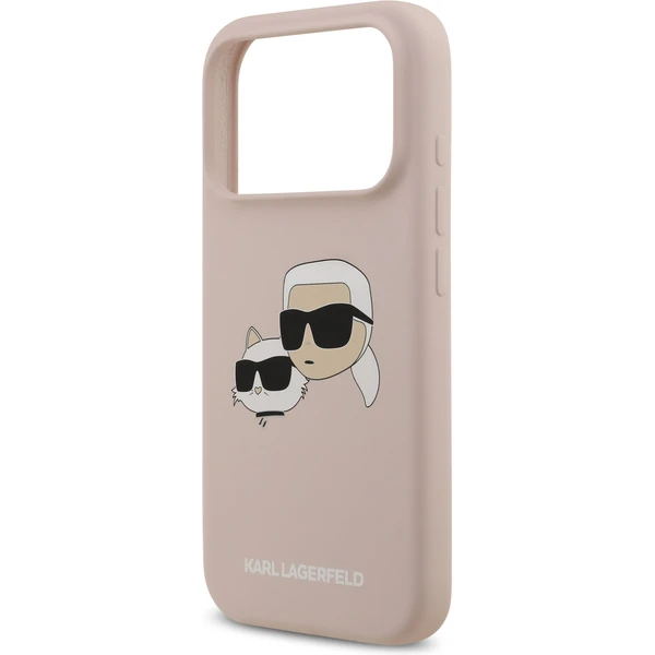 Karl Lagerfeld Liquid Silicone Double Heads MagSafe kryt iPhone 17 Pro růžový - Pouzdra - Obrázek 7807e63dbaca41559a9b8e6451d17620