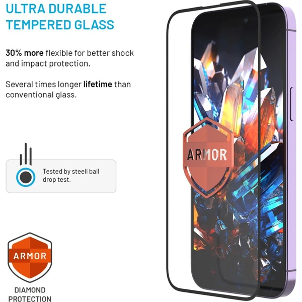 FIXED Armor 2,5D sklo s Anti-dust a AR vrstvou Samsung Galaxy S26 černé - Ochranné folie a skla - Obrázek 7815e75167004137ae3a89689975a067