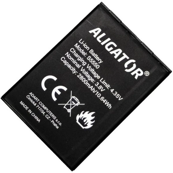 Aligator baterie pro Aligator S5550 Duo, Li-Ion 2800mAh, originální - Baterie - Hlavní obrázek