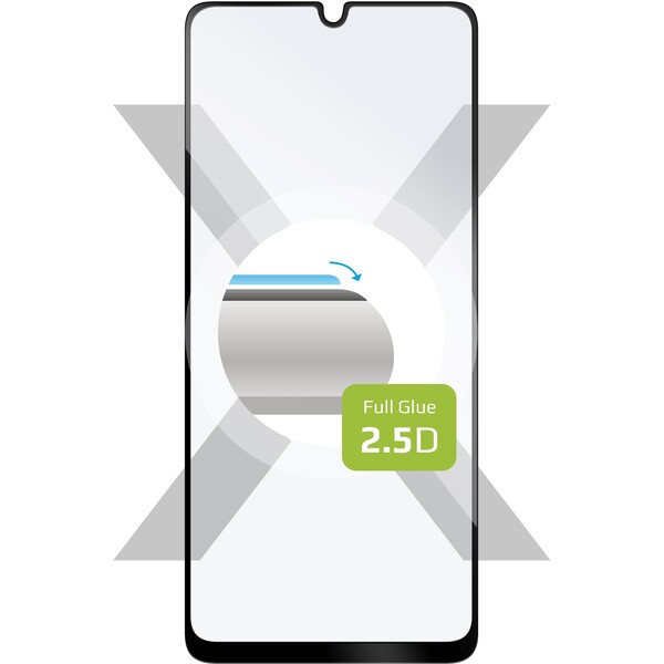 FIXED 2,5D Full-Cover tvrzené sklo Samsung Galaxy A32 LTE černé