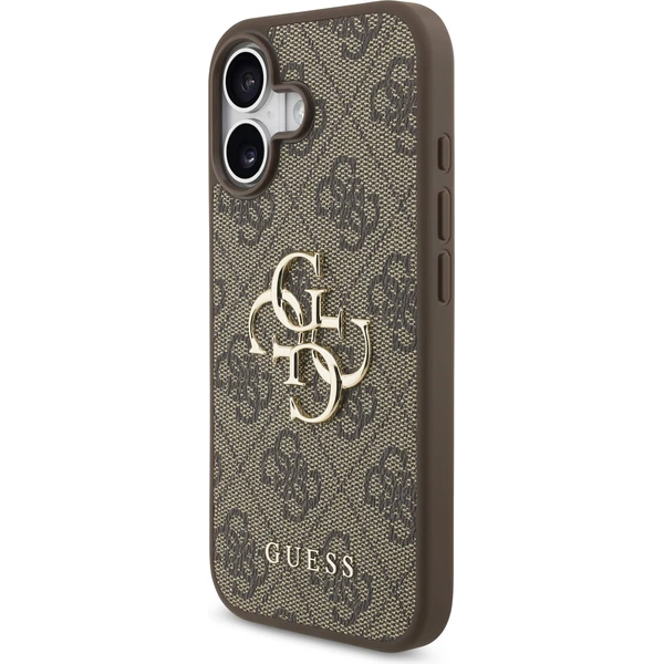 Guess PU 4G Metal Logo kryt iPhone 17 hnědý - Pouzdra - Obrázek 784499511e1c44d2b97d16799cf4e72c