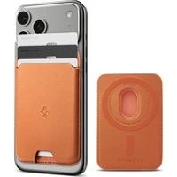 Spigen Valentinus MagSafe Wallet 3 Card peněženka metallic orange - Peněženky