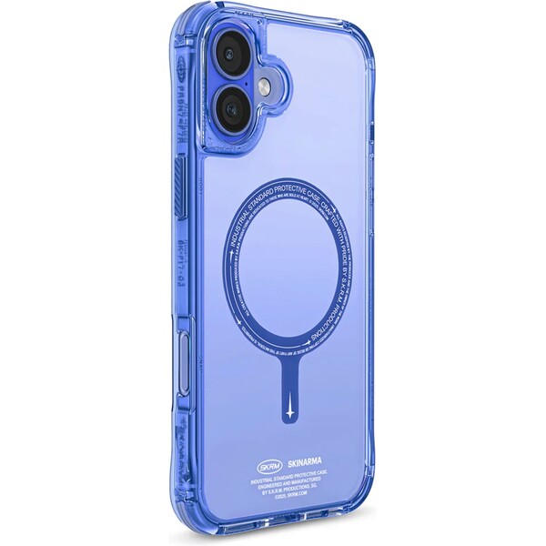 SKINARMA Saido Mag-Charge kryt iPhone 16 modrý