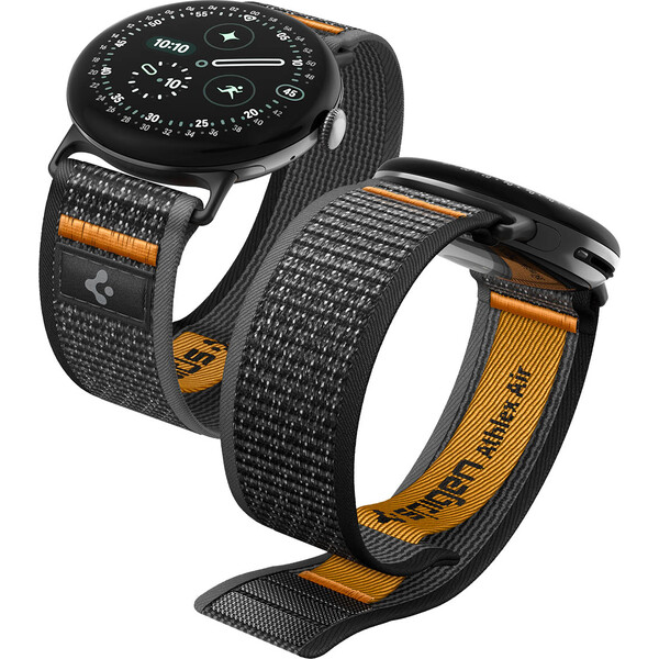 Spigen Athlex Air Active řemínek Google Pixel Watch 5/4/3 45mm black/orange