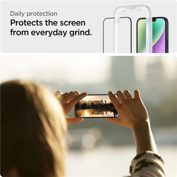 Spigen Glass tR AlignMaster HD tvrzené sklo iPhone 14/13 Pro/13 - Ochranné folie a skla - Obrázek 78ada06a97e149d39185b2b09403db14