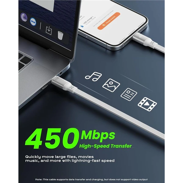iOttie 100W Retractable samonavíjecí USB-C kabely (2 ks) bílé - Kabely a redukce - Obrázek 78e64fd9aa2c4f89aba221c3fab054cd