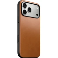 Nomad Modern Leather (Horween) MagSafe kožený kryt iPhone 17 Pro Max/18 Pro Max Saddle - Pouzdra