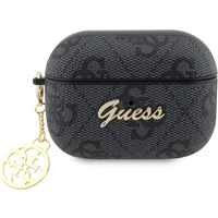 Guess 4G Script Heart PC/PU pouzdro Airpods Pro 2 černé - Pouzdra