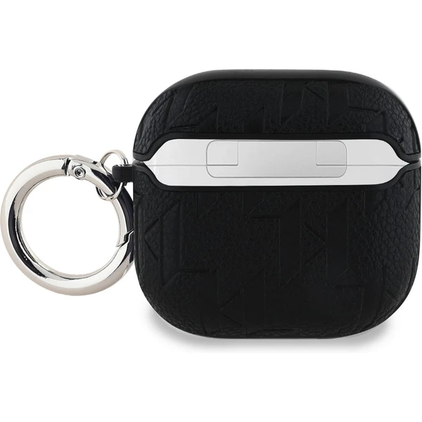 Karl Lagerfeld PU Embossed Karl and Choupette Heads pouzdro AirPods 4 černé - Pouzdra - Obrázek 790bf8fc750a45e19e82287968b41a06