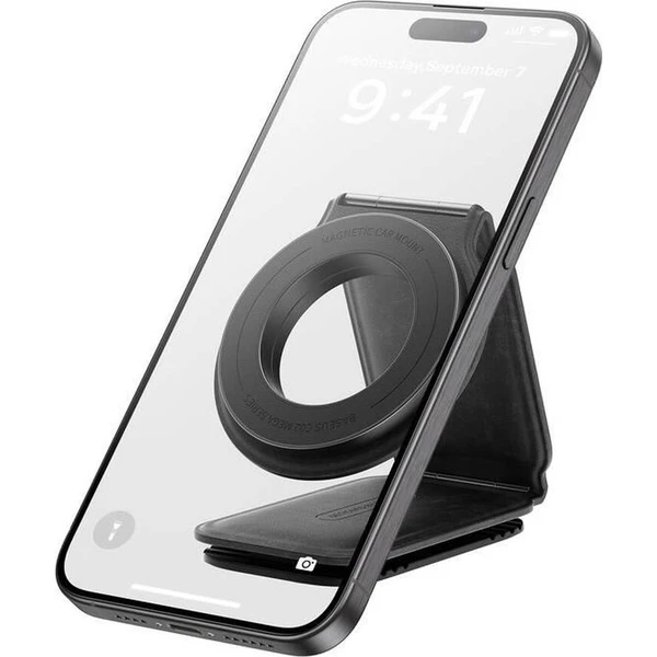 Baseus PrimeTrip C02 magnetický držák do auta na palubní desku černý - Držáky - Obrázek 792730df2f0b40ab90eda11463f76f95
