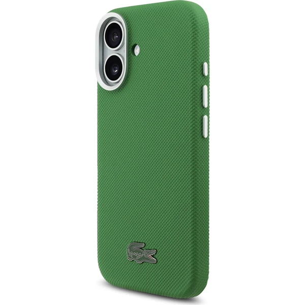 Lacoste Iconic Petit Pique Metal Logo MagSafe kryt iPhone 17 zelený - Pouzdra - Obrázek 794a5561c82b42aeadcb446cc5efa12a
