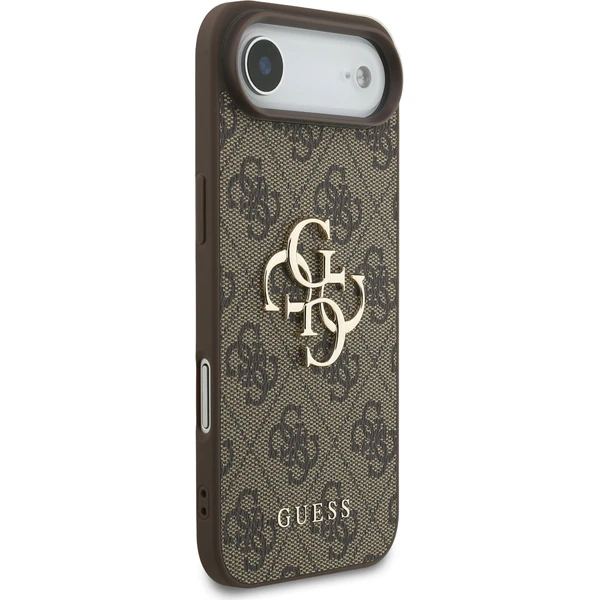 Guess PU 4G Metal Logo Strap kryt iPhone Air hnědý - Pouzdra - Obrázek 7961aab4b640462786a1a6e311680514