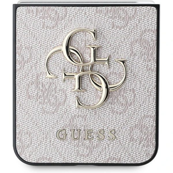 Guess PU 4G Metal Logo kryt Samsung Galaxy Z Flip 6 růžový - Pouzdra - Obrázek 796e9768c85f49d589b60080cdc149c9