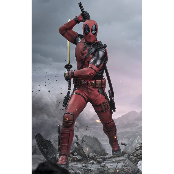 Socha Iron Studios Legacy Replica 1/4 Deadpool & Wolverine - Deadpool - Sochy a sošky - Obrázek 79M7000J01