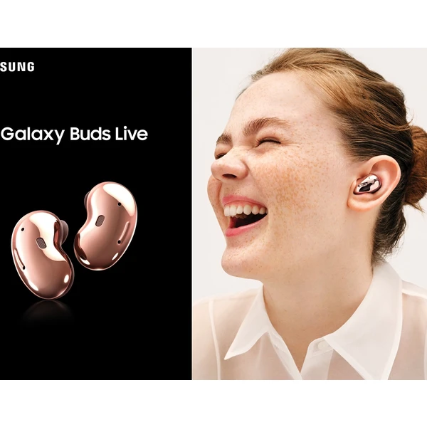 Samsung Galaxy Buds Live bronzová - Sluchátka - Obrázek 79Q7400301