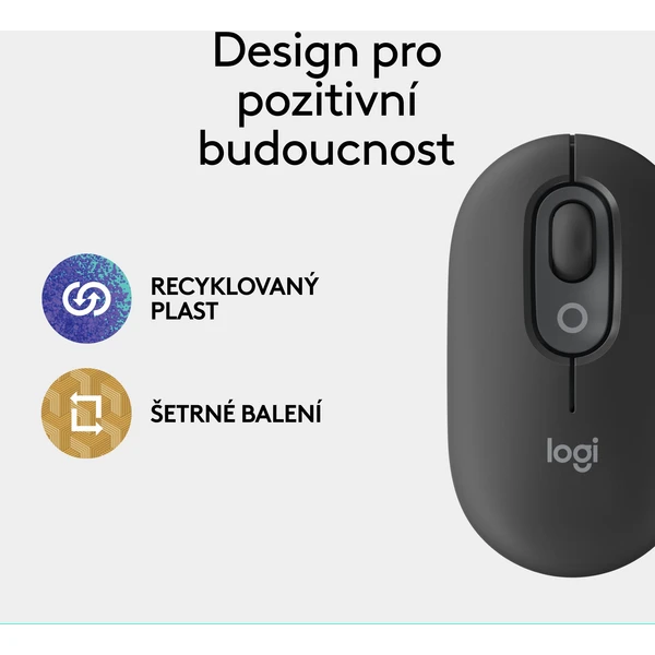 Logitech POP myš grafitová - Myši - Obrázek 79U8000O01