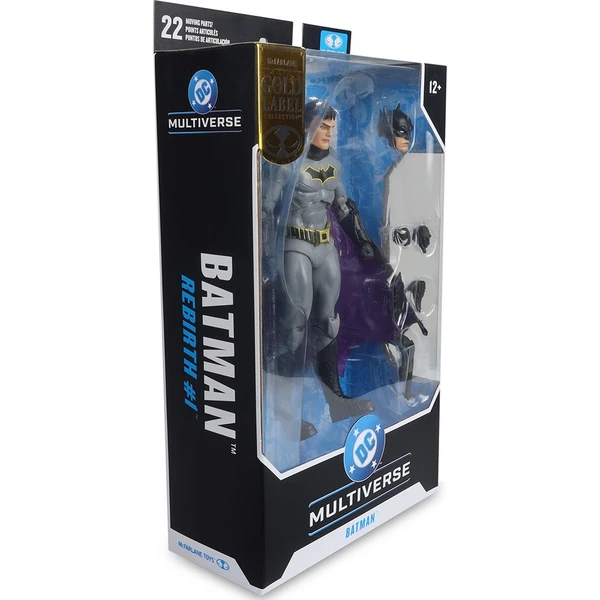 Akční figurka McFarlane Toys DC Multiverse: DC Rebirth - Batman (Gold Label) 18 cm - Figurky - Obrázek 79YM000K01