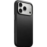 Nomad Modern Leather MagSafe kožený kryt iPhone 17 Pro/18 Pro Black - Pouzdra