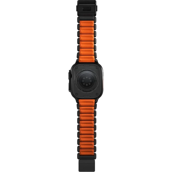 Nomad Stratos Band FKM řemínek Apple Watch 45/46/49mm Black Titanium/Ultra Orange - Řemínky - Obrázek 79dcc7c2435c4d75ab78732ce3c18af3
