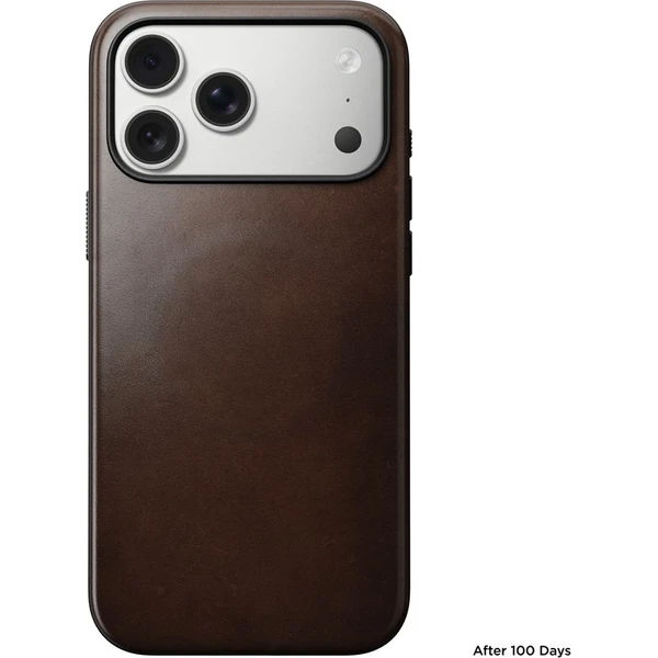 Nomad Modern Leather Case (Horween) MagSafe kožený kryt iPhone 17 Pro Max Rustic Brown - Pouzdra - Obrázek 79e58f17cf674ceaa32a13c47e20a139