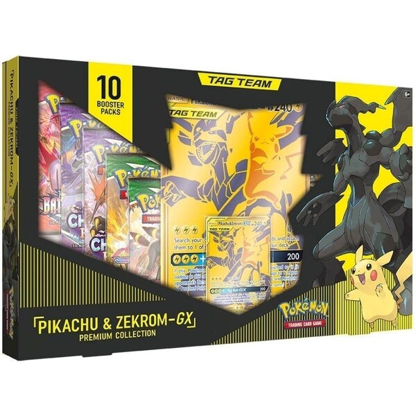 Pokémon TCG Pikachu & Zekrom GX Premium Tag Team Box