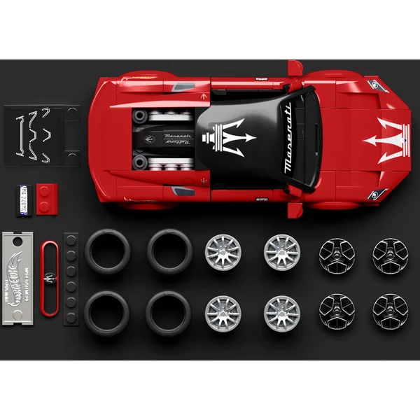 Mattel Brick Shop sestavitelný model Hot Wheels - Maserati MC20 (Speed series) - Stavebnice - Obrázek 7A6L000K01