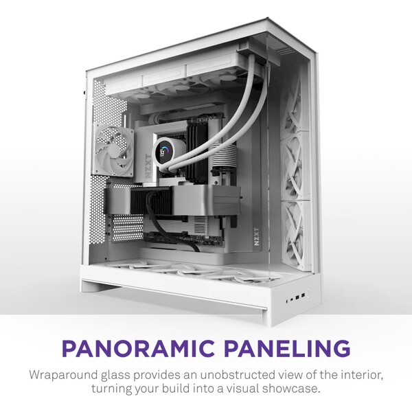 NZXT H9 Flow bílá - Počítačové skříně - Obrázek 7A7K000K01