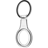 FIXED Pure TPU pouzdro s kroužkem Apple AirTag čiré - Pouzdra