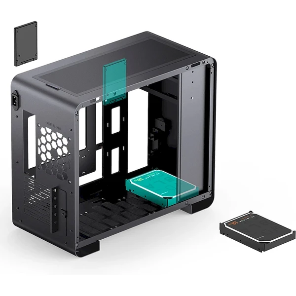 Jonsbo U4 Mini Mesh černá - Počítačové skříně - Obrázek 7ATD000K01
