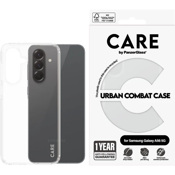PanzerGlass® CARE kryt Samsung Galaxy A56 5G Urban Combat čirý - Pouzdra - Obrázek 7AUC000K01