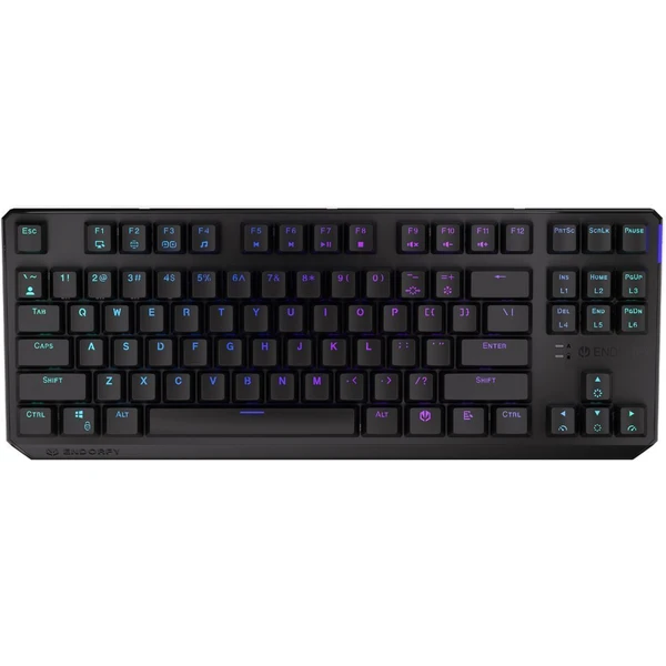 Endorfy Thock TKL Kailh Black CZ/SK bezdrátová klávesnice černá - Klávesnice - Hlavní obrázek