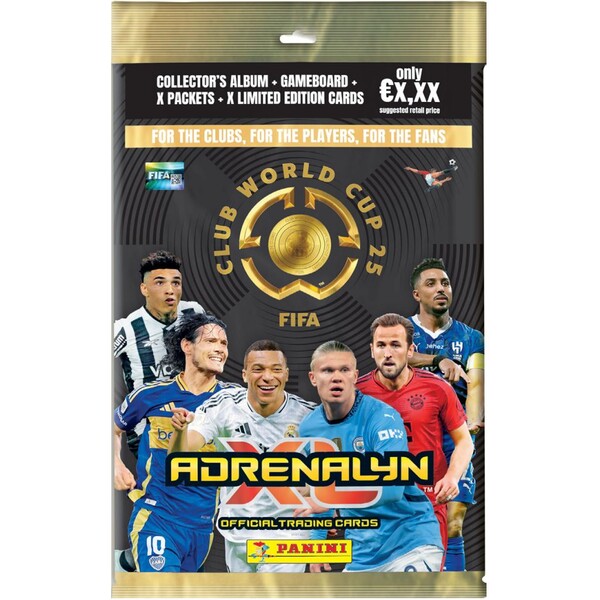 PANINI fotbalové karty FIFA Club World Cup 2025: Adrenalyn - Starter set